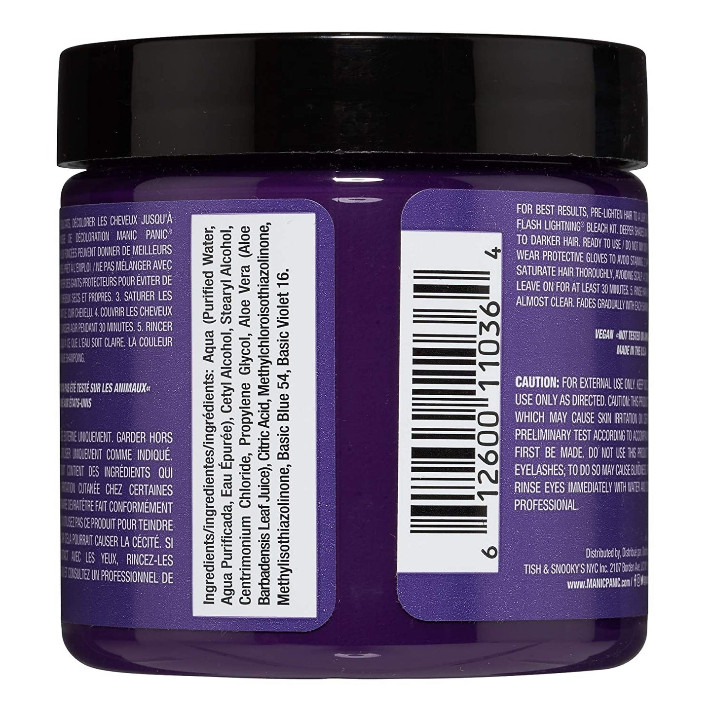 Manic Panic Electric Amethyst Classic Cream Semi-Permanent Hair Color Purple 2 x 118ml - HCR