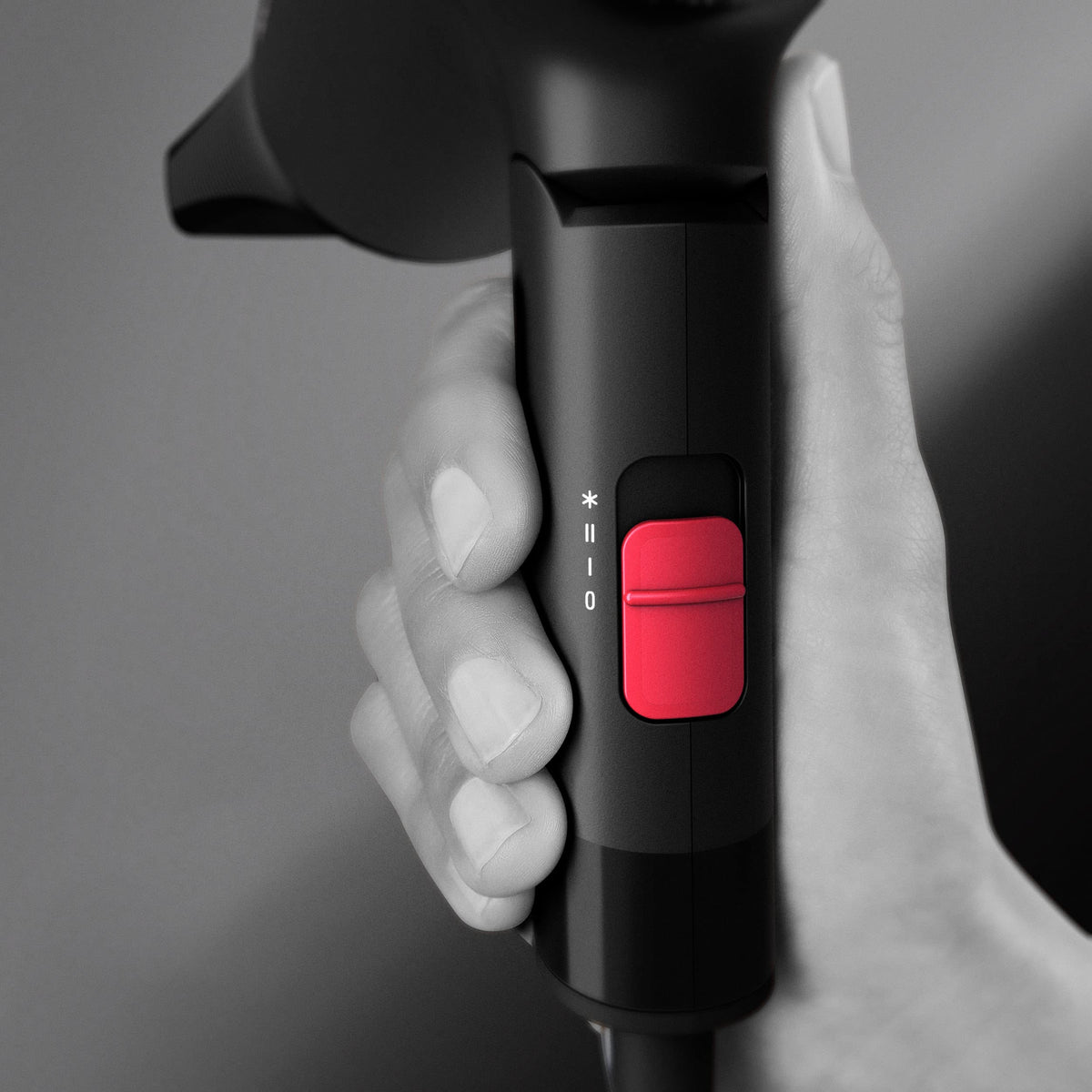 Rowenta x Karl Lagerfeld CV184L Express Style Hair Dryer | compact and powerful | foldable design | travel-friendly | ultra-lightweight | shine booster | individual settings | Black - CV184LF0