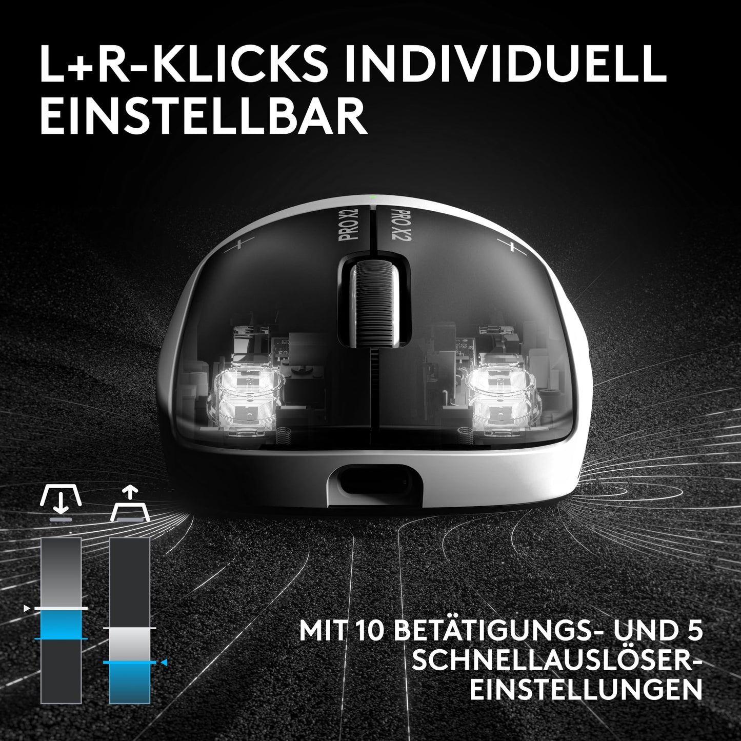 Logitech G Pro X Superlight 2 Dex Black