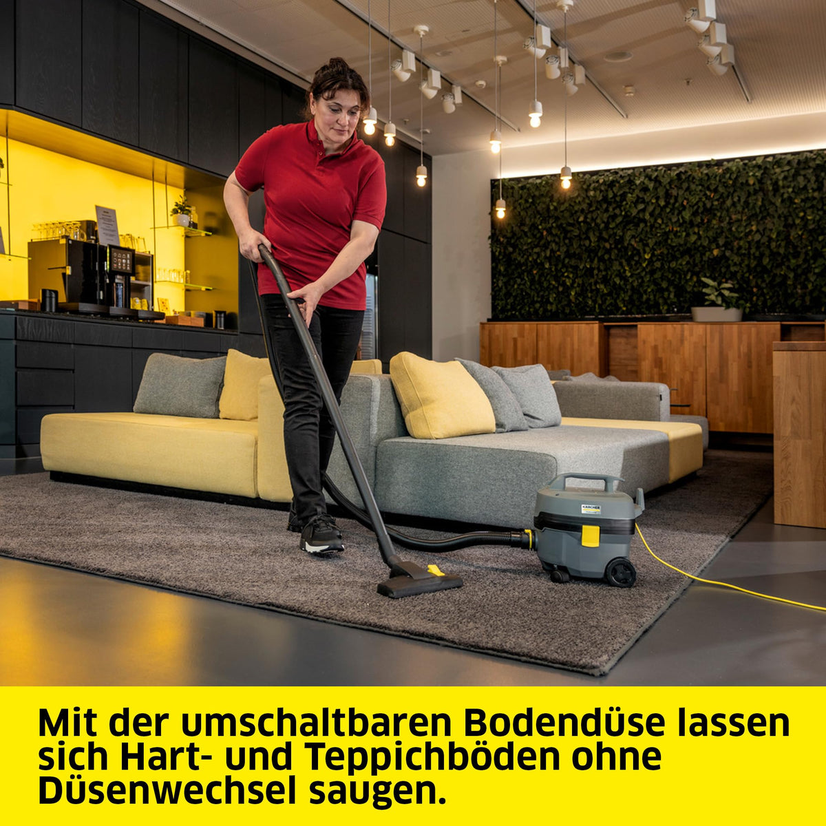 KÄRCHER Professional Dry Vacuum Cleaner T 7/1 Classic, Rated Power: 850 Watts - 1.527-223.0