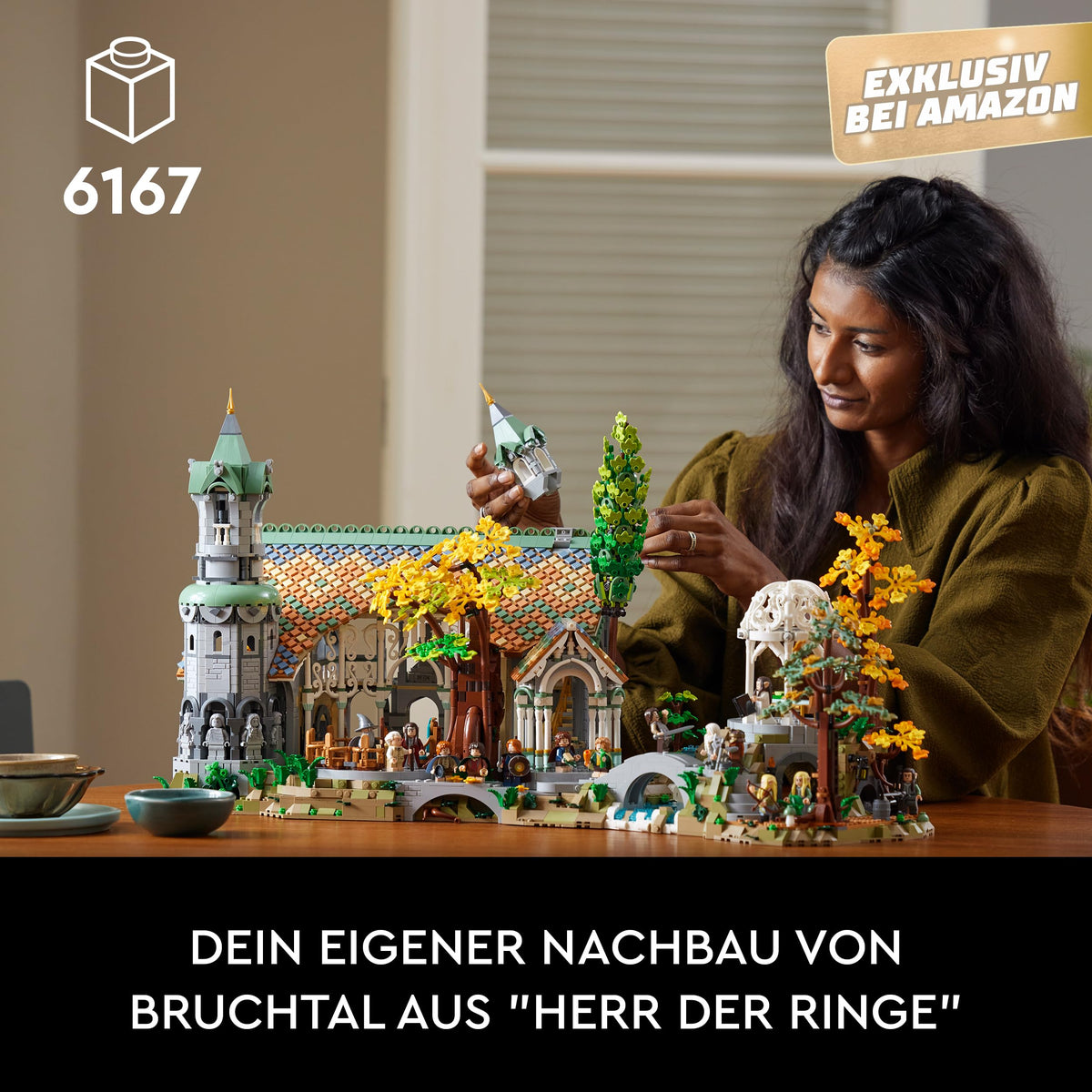 LEGO Icons Stăpânul Inelelor: Bruchtal 10316