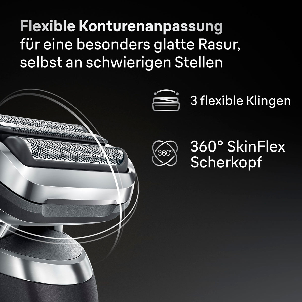 Braun Electric Shaver Cutting Head Series 7, 74S, Silver