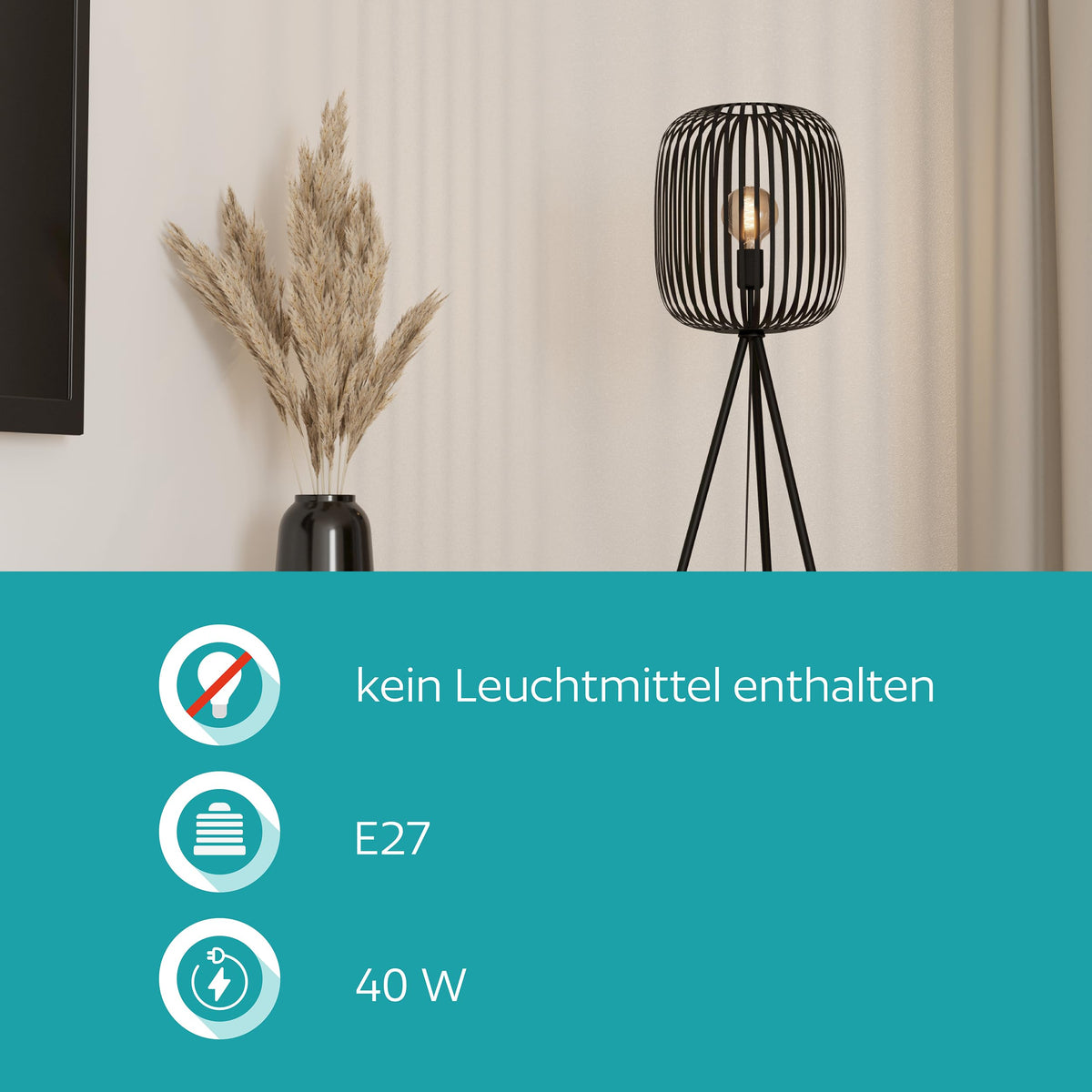 EGLO Floor Lamp Romazzina Living Room - 900522