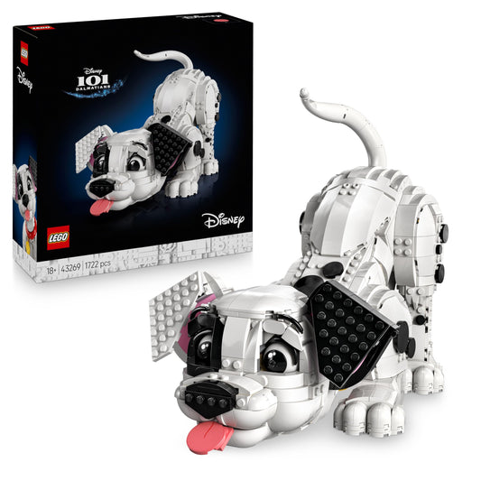 LEGO ǀ Disney Puppy from 101 Dalmatians - Individually designed building set for adults - Convertible into 6 cute dogs with rotating head and tail - DIY decoration - Gift idea for fans - 43269