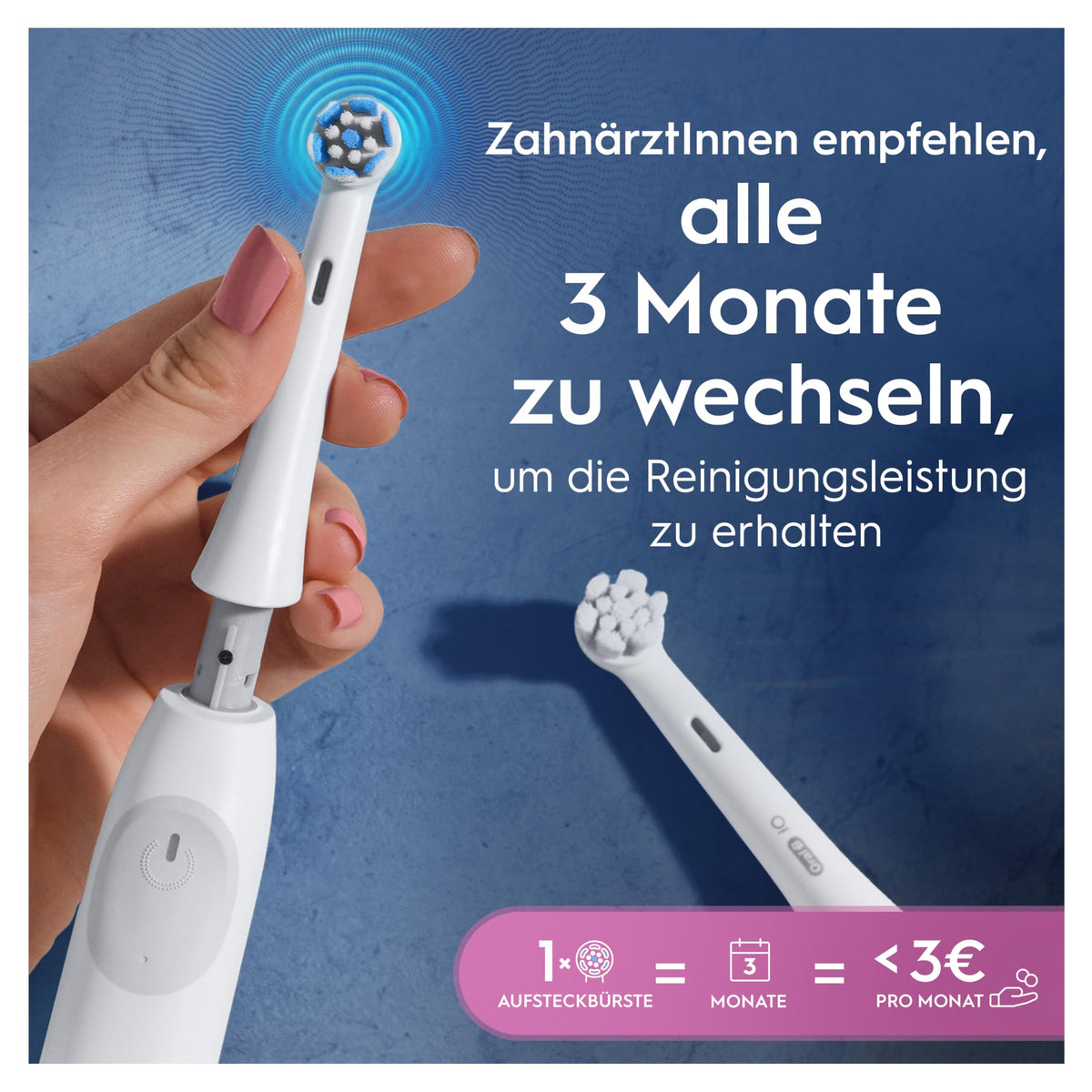Oral-B iO Replacement Brush Heads Gentle Cleaning, White, 4 Pieces - 8700216194877