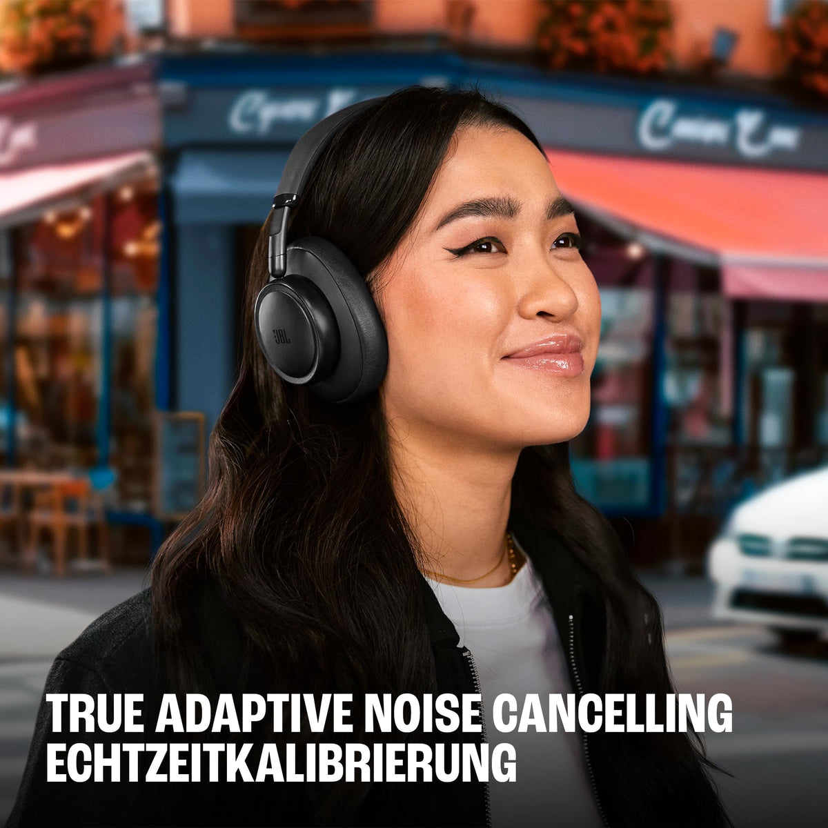 JBL Live 780NC Wireless Over-Ear Headphones with Noise Cancelling, Black - JBLLIVE780NCBLK