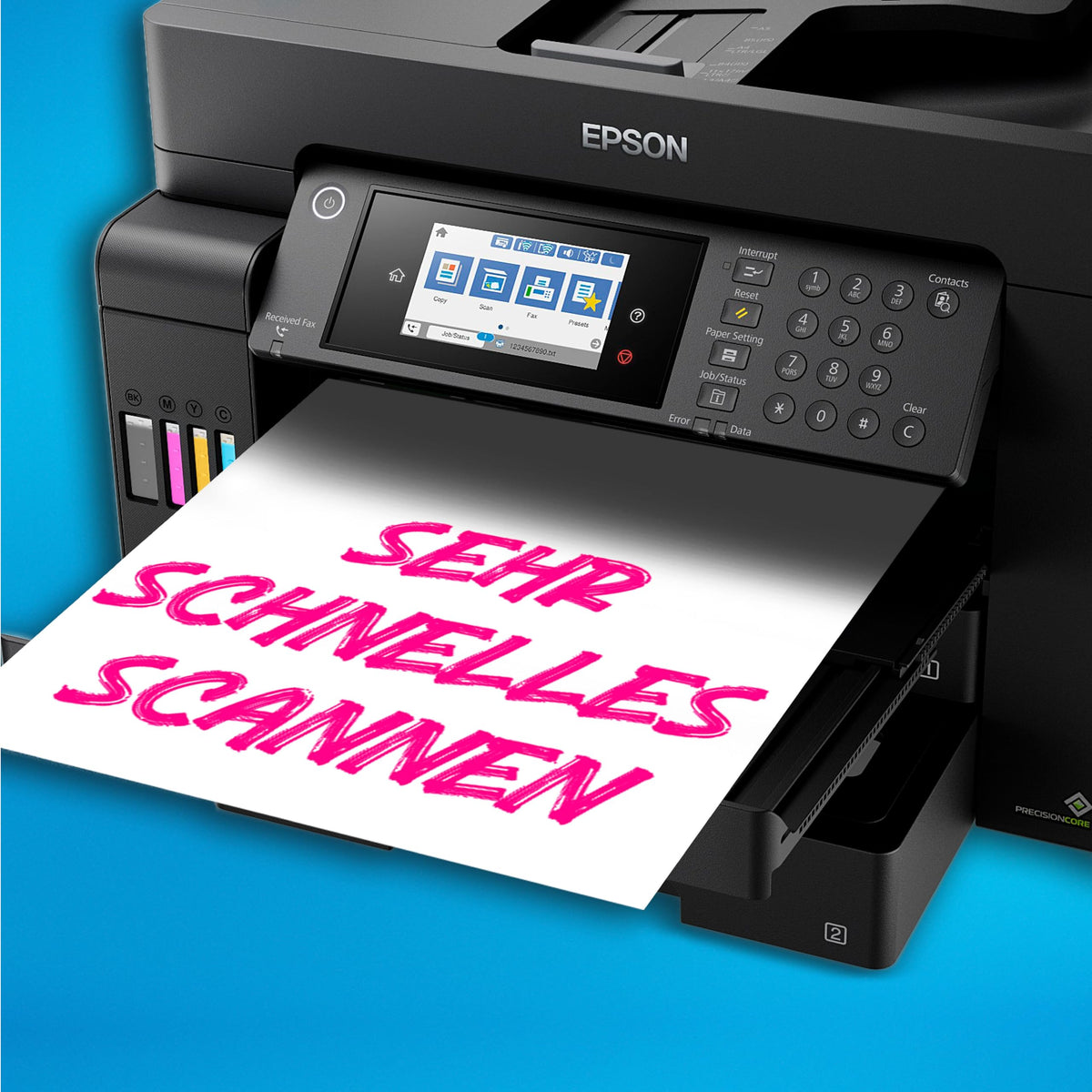 Epson EcoTank ET-16655 DIN-A3+-Multifunction Wi-Fi Ink Tank Printer with Fax - ET16655