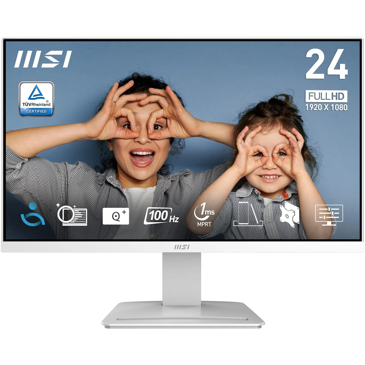 MSI PRO MP2412WDE 23,8 Zoll (60cm) Full HD (1920x1080) Monitor de afaceri, 100Hz, 1ms, Adaptive Sync, design fără ramă, HDMI - 9S6-3BA9CH-062