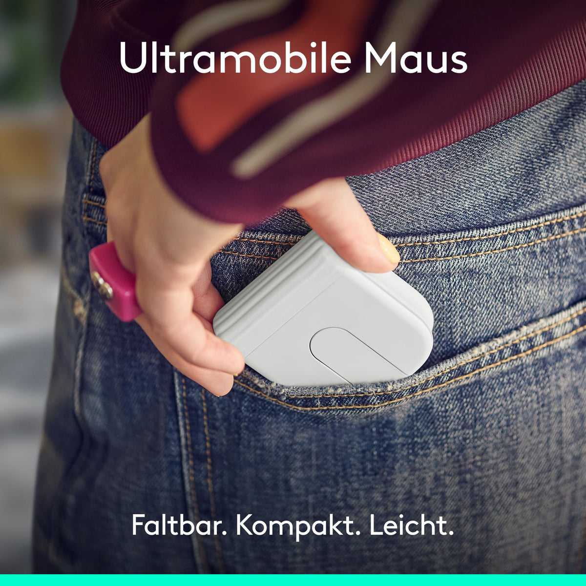 Logitech Mobi Fold, maus ultramobilă pentru deplasare - 910-007631