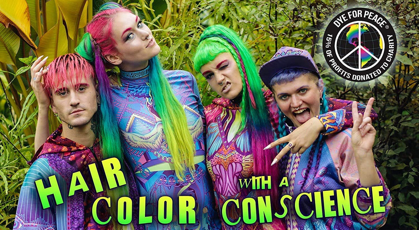 Manic Panic Venus Envy Classic Cream, Vegan, Cruelty-Free, Green Semi-Permanent Hair Color, 2 x 118ml - HCR