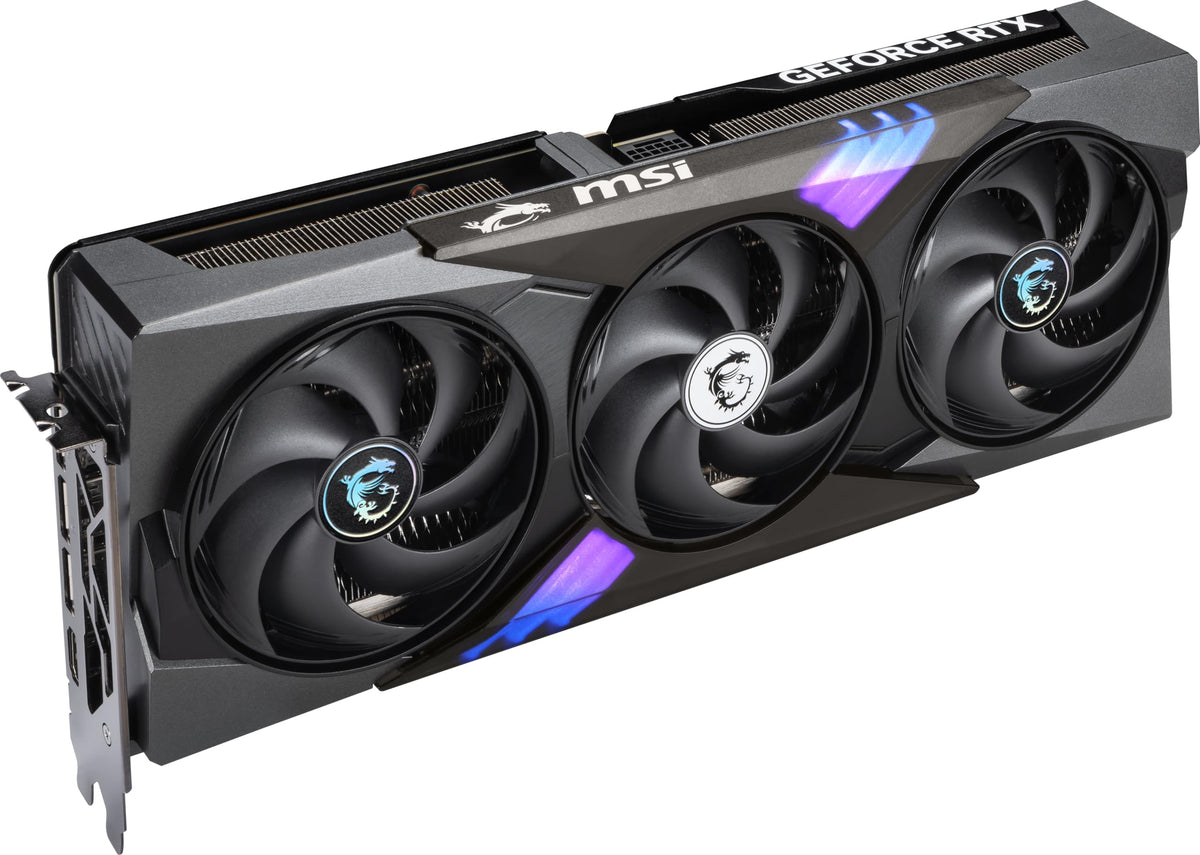 MSI GeForce RTX 5080 16G Gaming Trio OC — 16GB GDDR7 (30Gbps/256-bit), PCIe 5, Boost: 2745 MHz, HDMI 2.1b, DisplayPort 2.1b - V531-005R