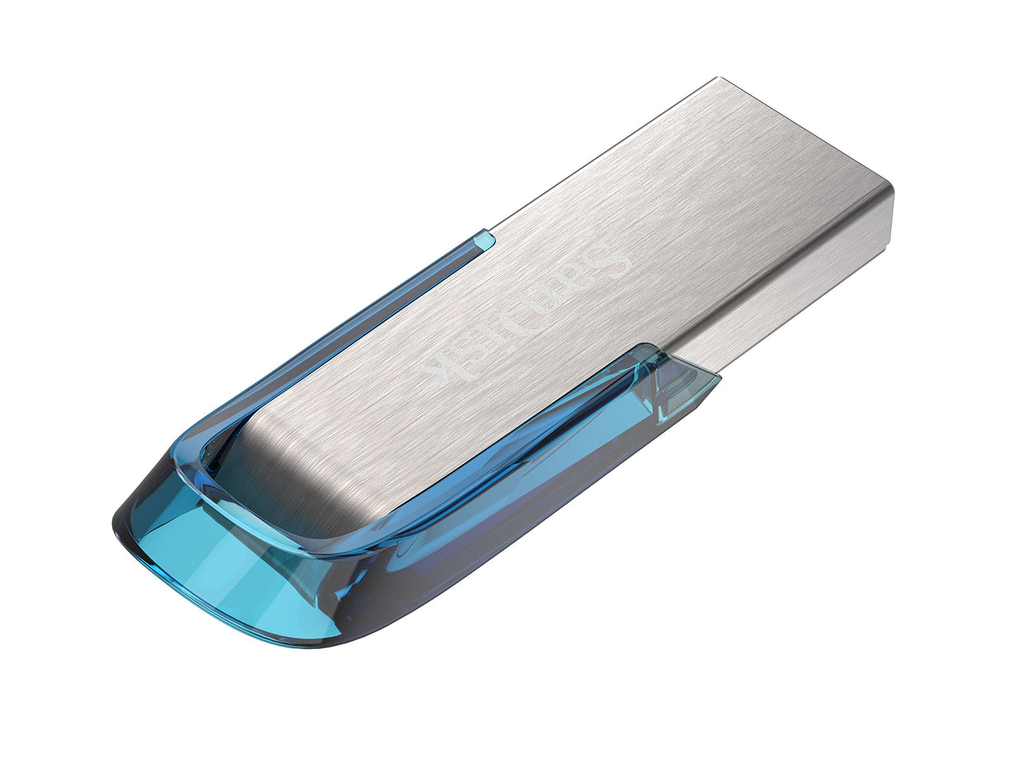 SanDisk Ultra Flair USB 3.0 Flash Drive 64GB (Rescue Pro Software, Password Protection, Rugged, Slim Metal Body, 150MB/s Transfer Speed) Blue (Pack of 2) - SDCZ73-064G-G46B
