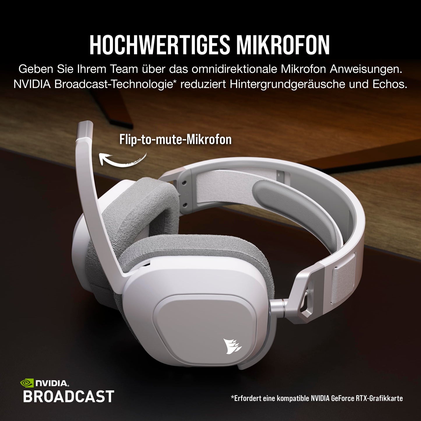 CORSAIR HS80 MAX WIRELESS Multiplatform Gaming Headset CA-9011296-WW