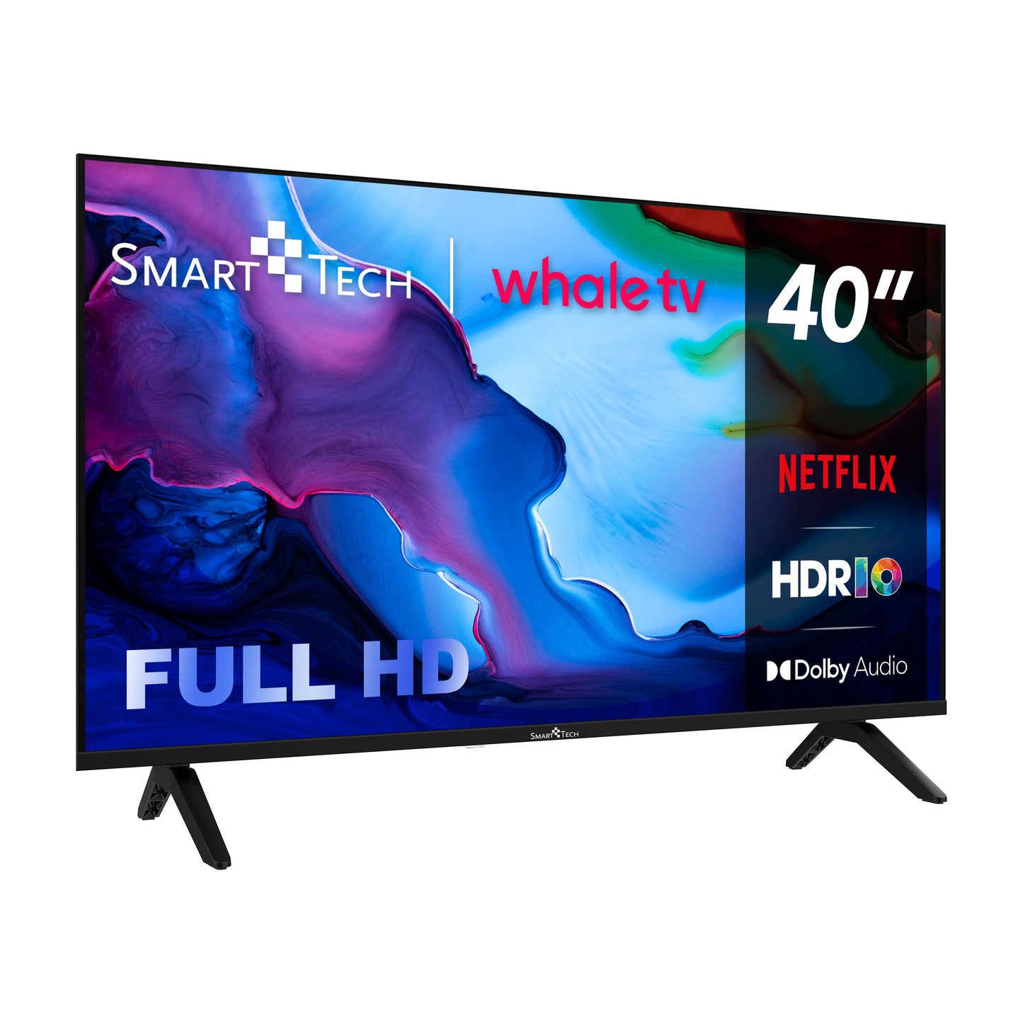 Smart Tech 40FH01K, 40 inch (101 cm) FHD LED Smart TV, Netflix, YouTube, Prime Video