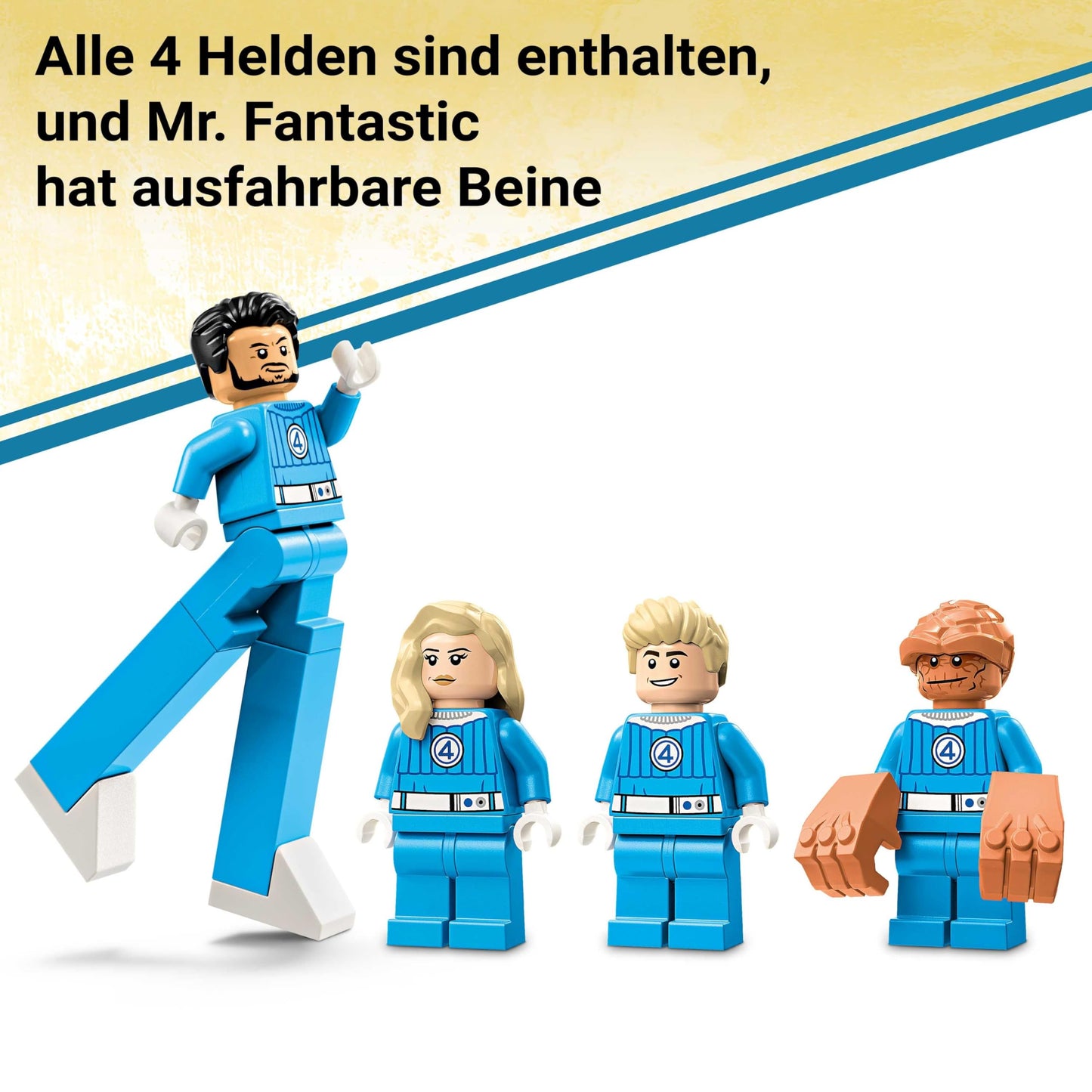 LEGO ǀ Marvel Fantastic Four vs. Galactus building figure - building set with superheroes - playset with The Thing, Invisible Woman and Human Torch - creative gift for boys and girls - 76316