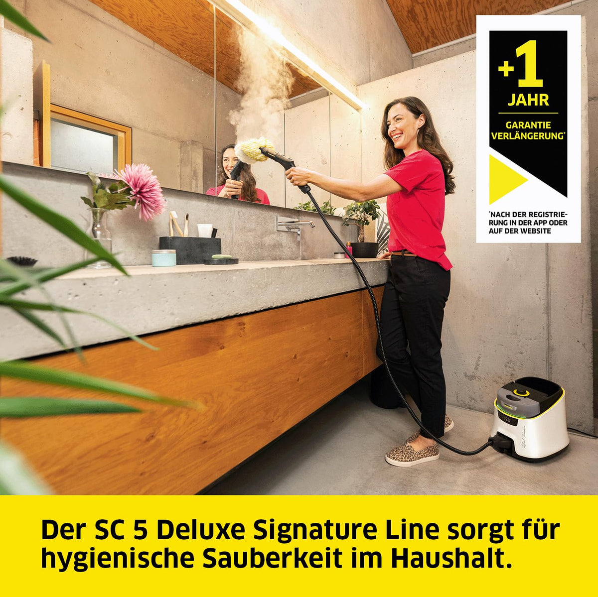 Kärcher Steam Cleaner SC 5 Deluxe Signature Line, Steam Pressure: 4 bar - 1.513-491.0
