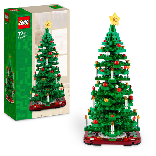 LEGO Christmas tree - 2-in-1 building set - toy for children aged 9 and up - DIY decoration for building and displaying - Christmas gift for boys, girls and adults - 40573