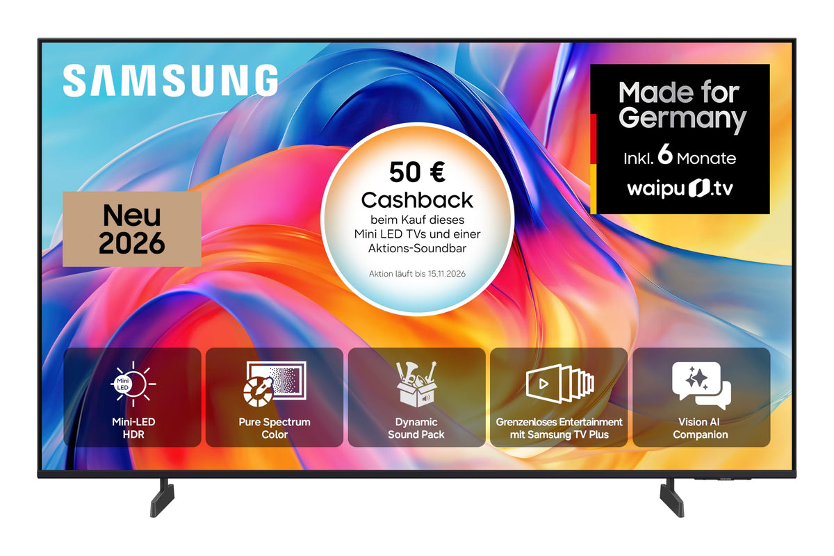 Samsung Mini LED M70H 4K 50 Inch (125 cm), UHD TV, Smart TV - GU50M70HAU