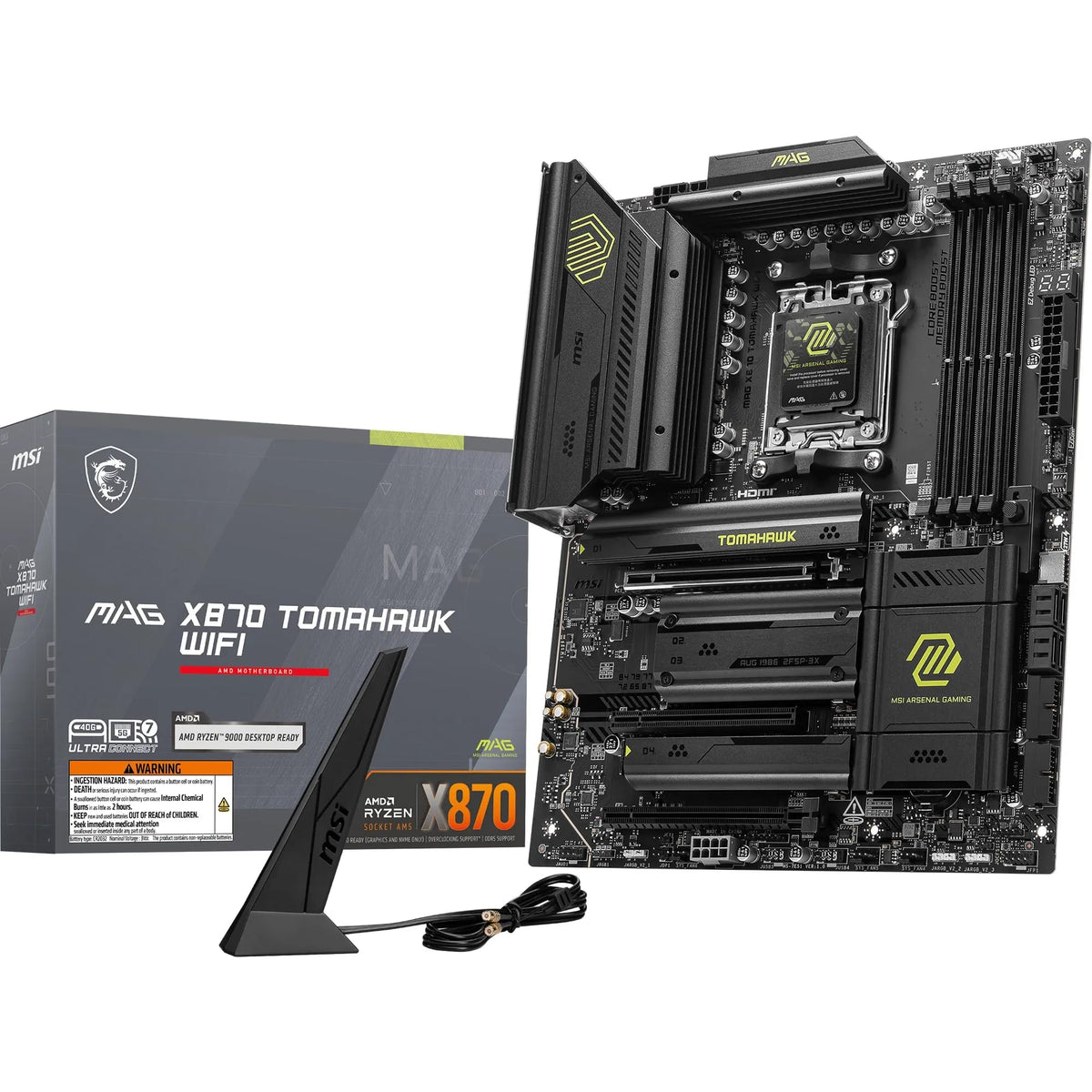 MSI MAG X870 Tomahawk WiFi - AM5 ATX Motherboard - 7E51-001R