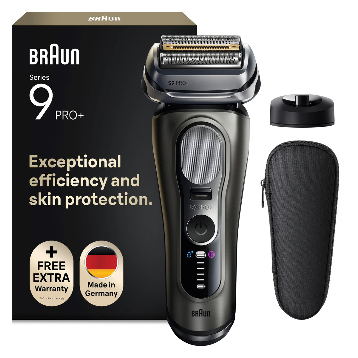 Braun Head Shaver for Men Series 9 PRO+, Graphite - 9615s
