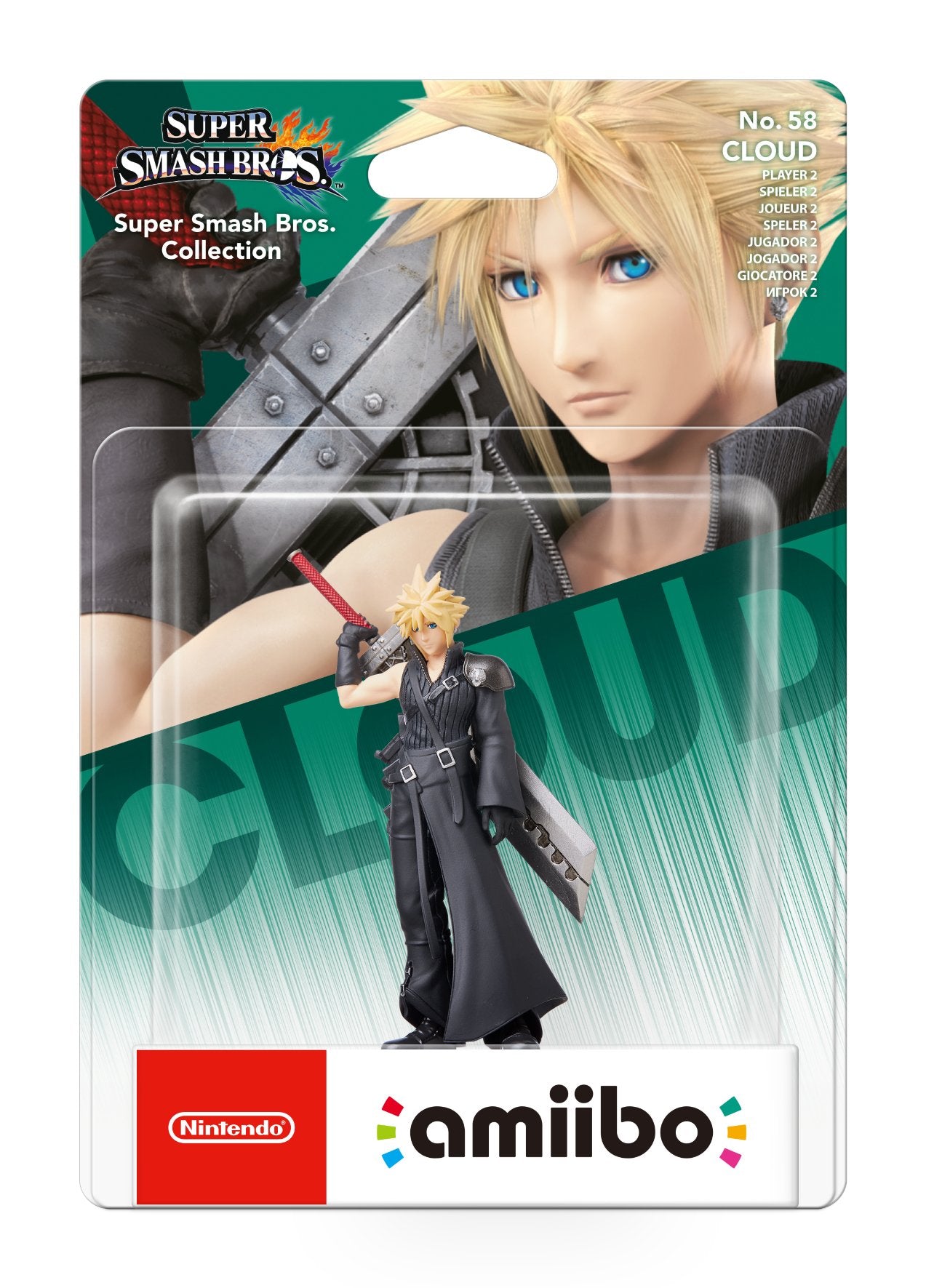 amiibo Smash Cloud Spieler 2 #58 - 0045496380465