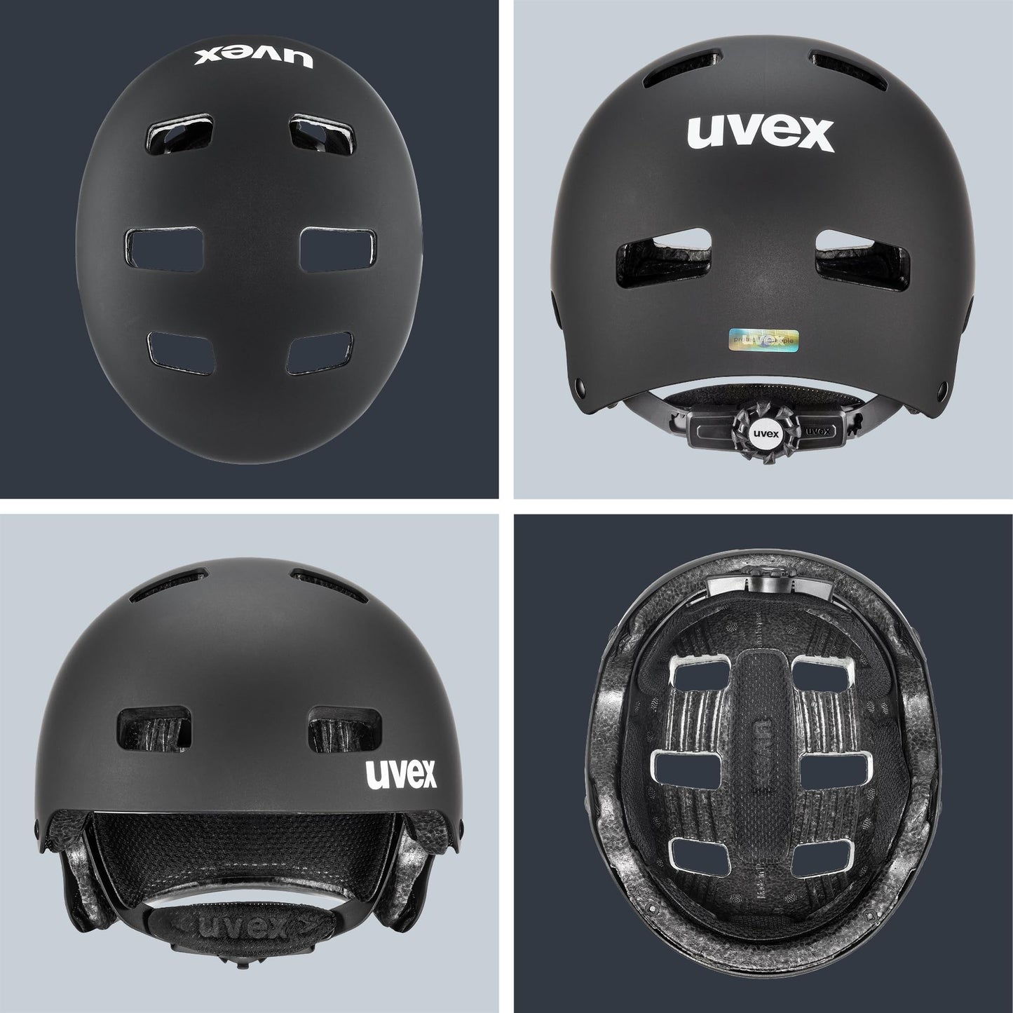 uvex Kid 3 cc children's bicycle helmet, black matt, 55-58 cm - S4149721717