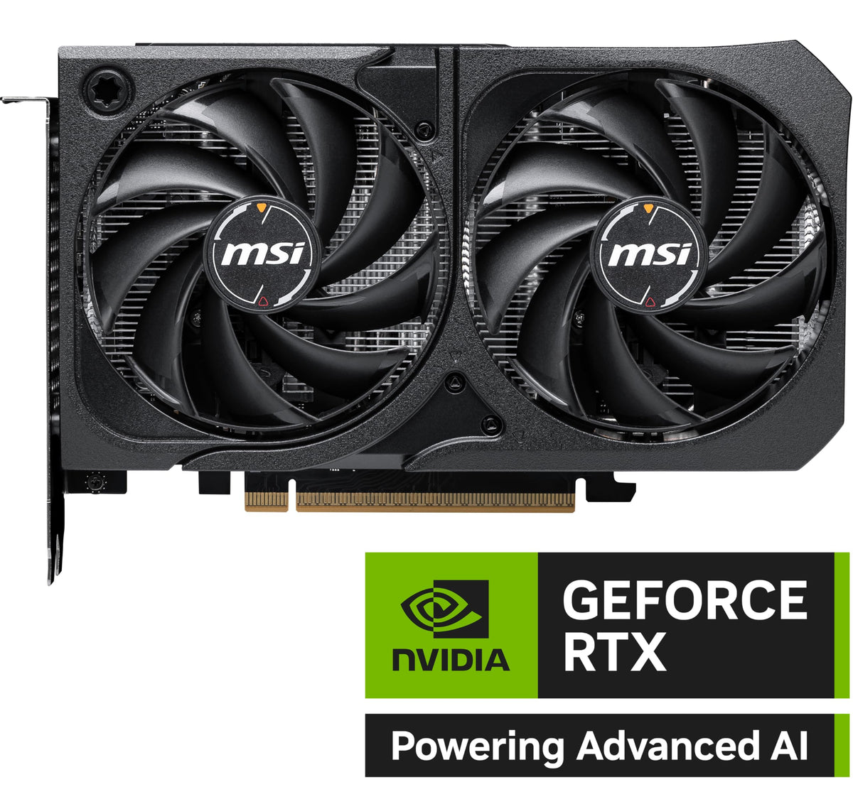 MSI GeForce RTX 5060 8G Shadow 2X OC - 8GB GDDR7 (28Gbps/128-bit), PCIe 5, Boost: 2535 Hz, HDMI 2.1b, DisplayPort 2.1b - V537-004R