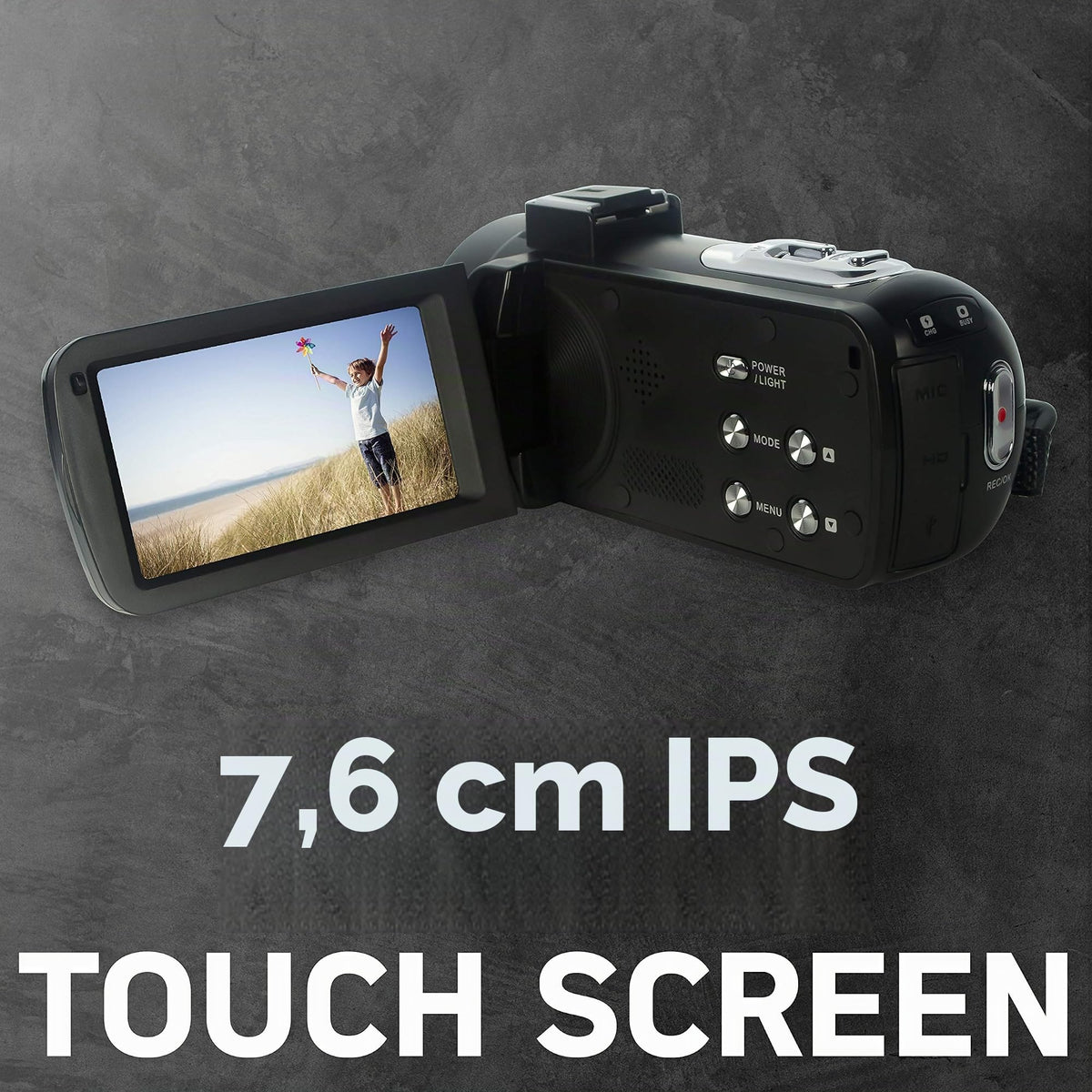 AGFAPHOTO Realimove CC2700 Camcorder Ultra HD 2.7K Video Camera - CC2700-2MIC