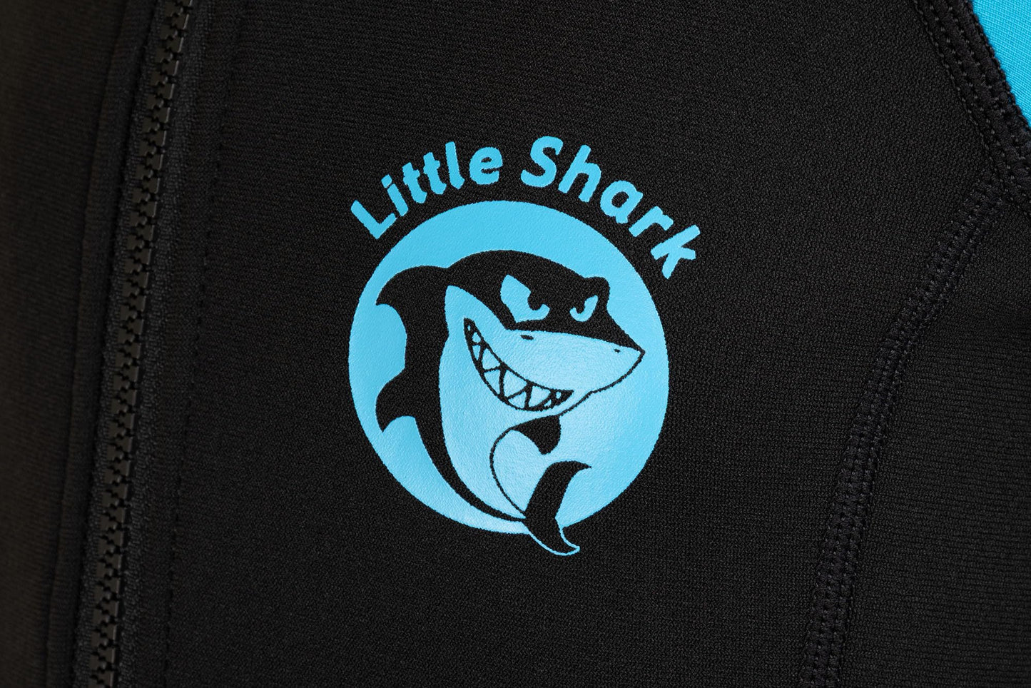 Cressi Shorty 2mm children's wetsuit - children's swimming suit with UV, cold protection, jellyfish protection - swimming suit for girls and boys - black/blue, turquoise - 15/16 years - XDG006209
