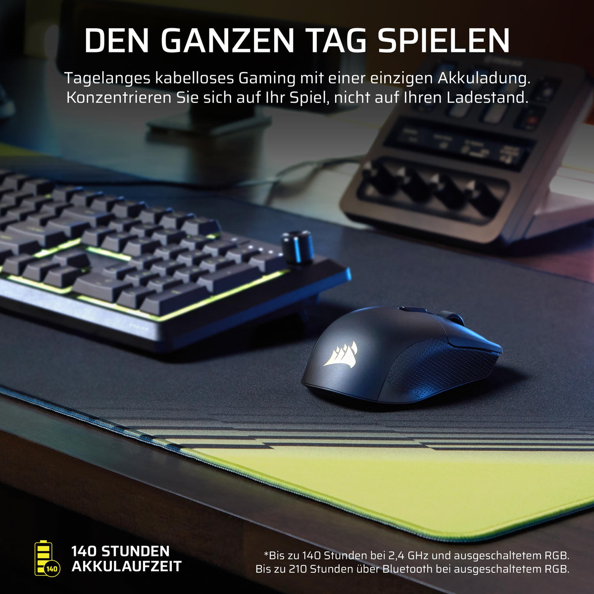 Corsair Harpoon v2 Wireless Gaming-Maus – Schwarz - CH-9311110-WW