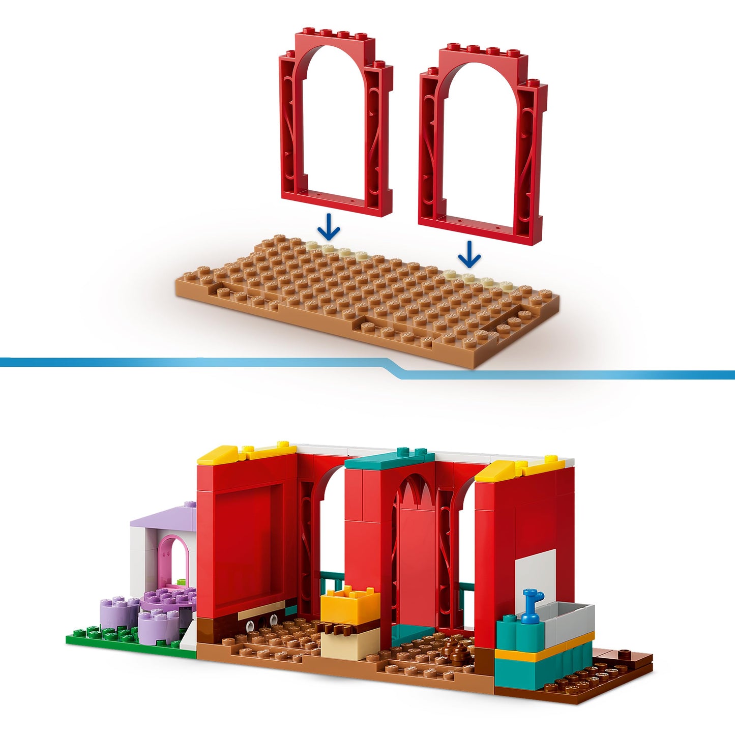 LEGO ǀ Disney and Pixar Toy Story 5 Blazes Horse Ranch Toy - Incl. Woody & Jessie Minifigures - 2 Horses, Pegasus & Pig Animal Figures - Gift for Girls, Boys from 4 Years & Fans - 43304