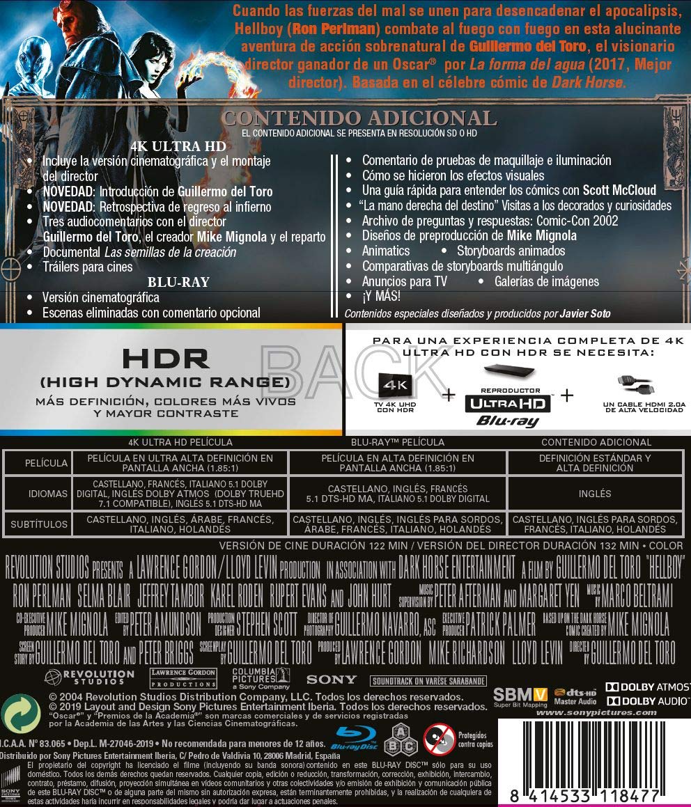 Hellboy (4k uhd + bd)