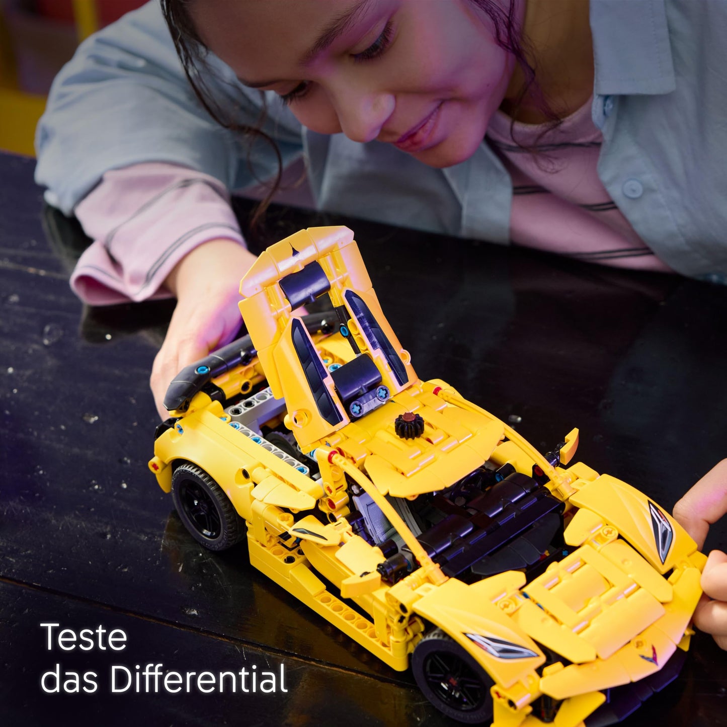 LEGO Technic Chevrolet Corvette Stingray - building toy to collect - toy sports car - model car - gift for boys and girls aged 9 and up who love toy cars 42205