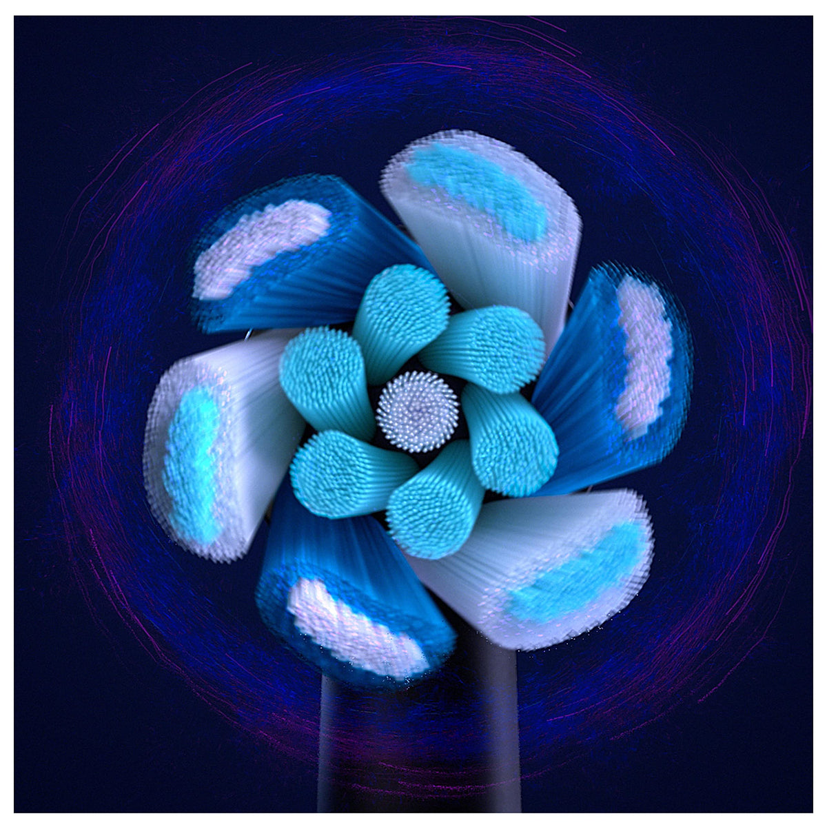 Oral-B iO Periuțe de schimb pentru periuța electrică, 6 bucăți, curățare dentară cu tehnologia iO, cap de periuță, negru - 4210201418184