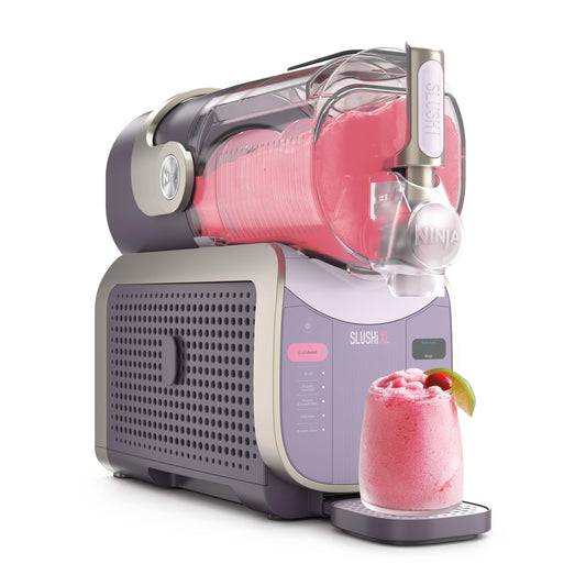 Ninja SLUSHi XL Slush Ice Cream Maker with SlushAssist Technology, Large 3.7L Capacity (Max Capacity 2,840ml), for Slush, Frozen Cocktails and More, Pink FS601EUPK1