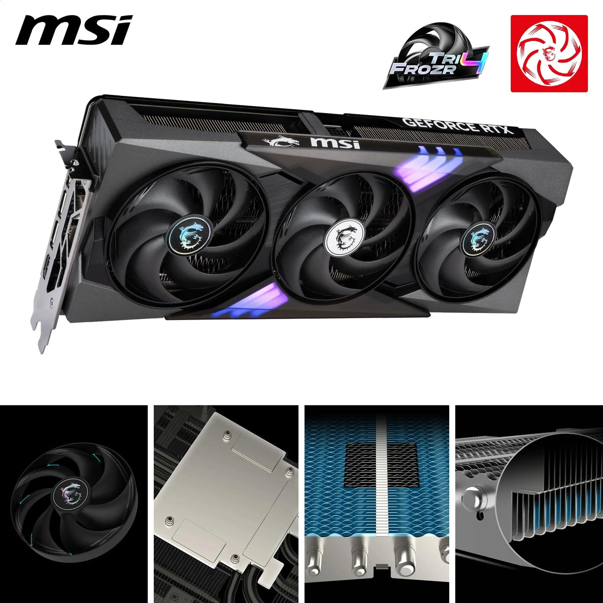 MSI GeForce RTX 5070 12G Gaming Trio OC - Gaming Graphics Card - V532-019R