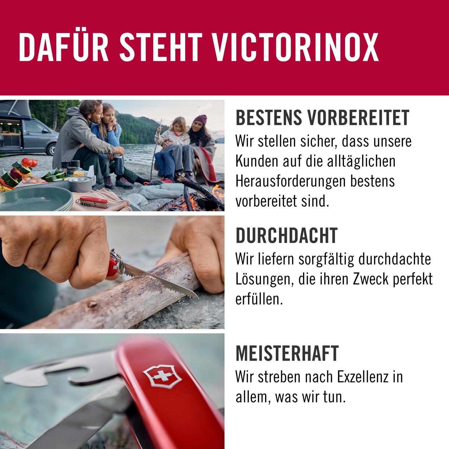 Victorinox Swiss Army Knife Huntsman, Multitool, Swiss Army Knife with 15 functions, blade, corkscrew, can opener, folding box, navy camouflage - 1.3713.942