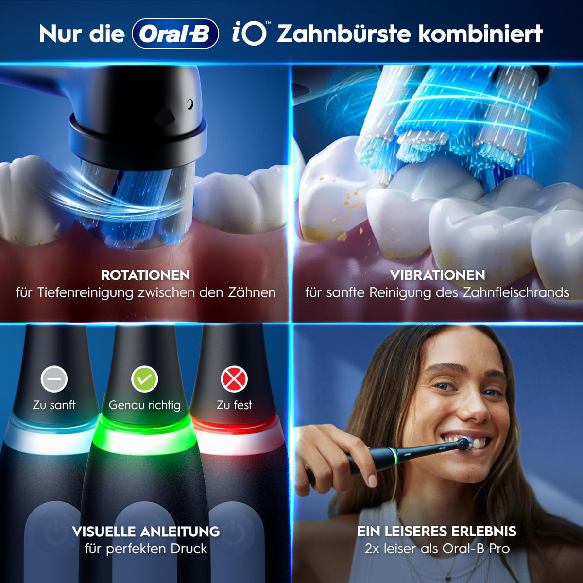 Oral-B iO Series 3 Electric Toothbrush, Black - 8006540731536