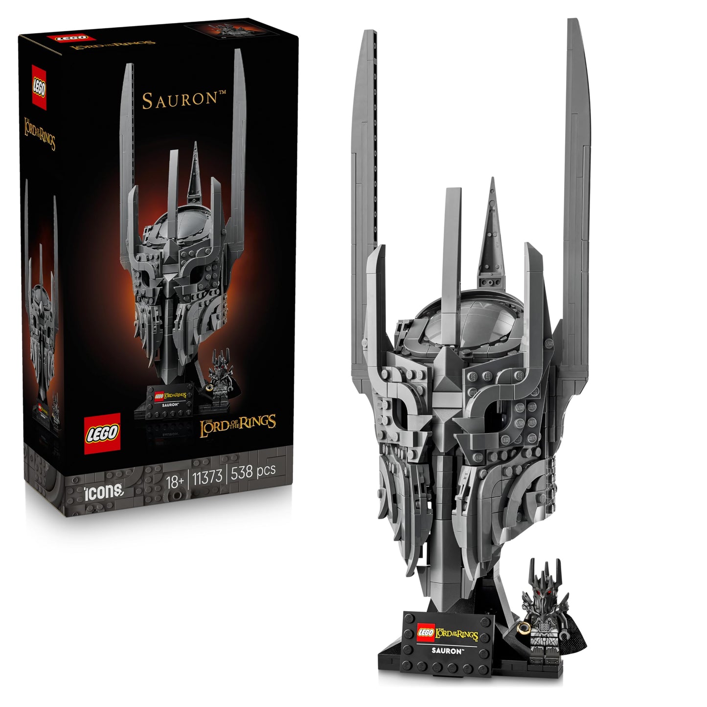LEGO Icons 11373 The Lord of the Rings: Sauron's Helmet, building set