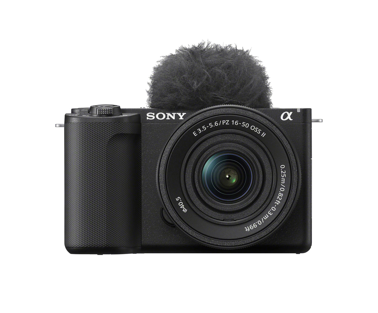 Sony Alpha ZV-E10 II Mirrorless APS-C video camera with 16-50 mm f/3.5-5.6 (4K60p video, 4:2:2 10-bit recording, 26 MP, digital stabilization, real-time auto-eye focus) - ZVE10M2KB.CEC