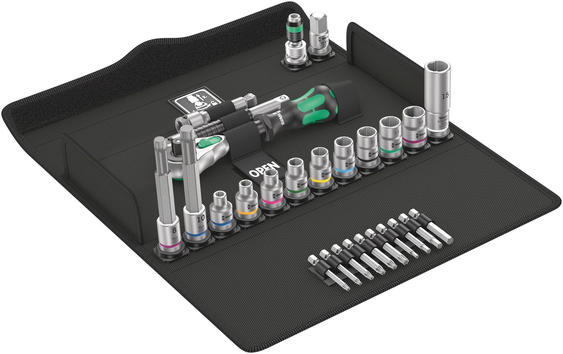 Wera 05004175001 Bicycle Set 7, 3/8" ratchet set, 27 pieces