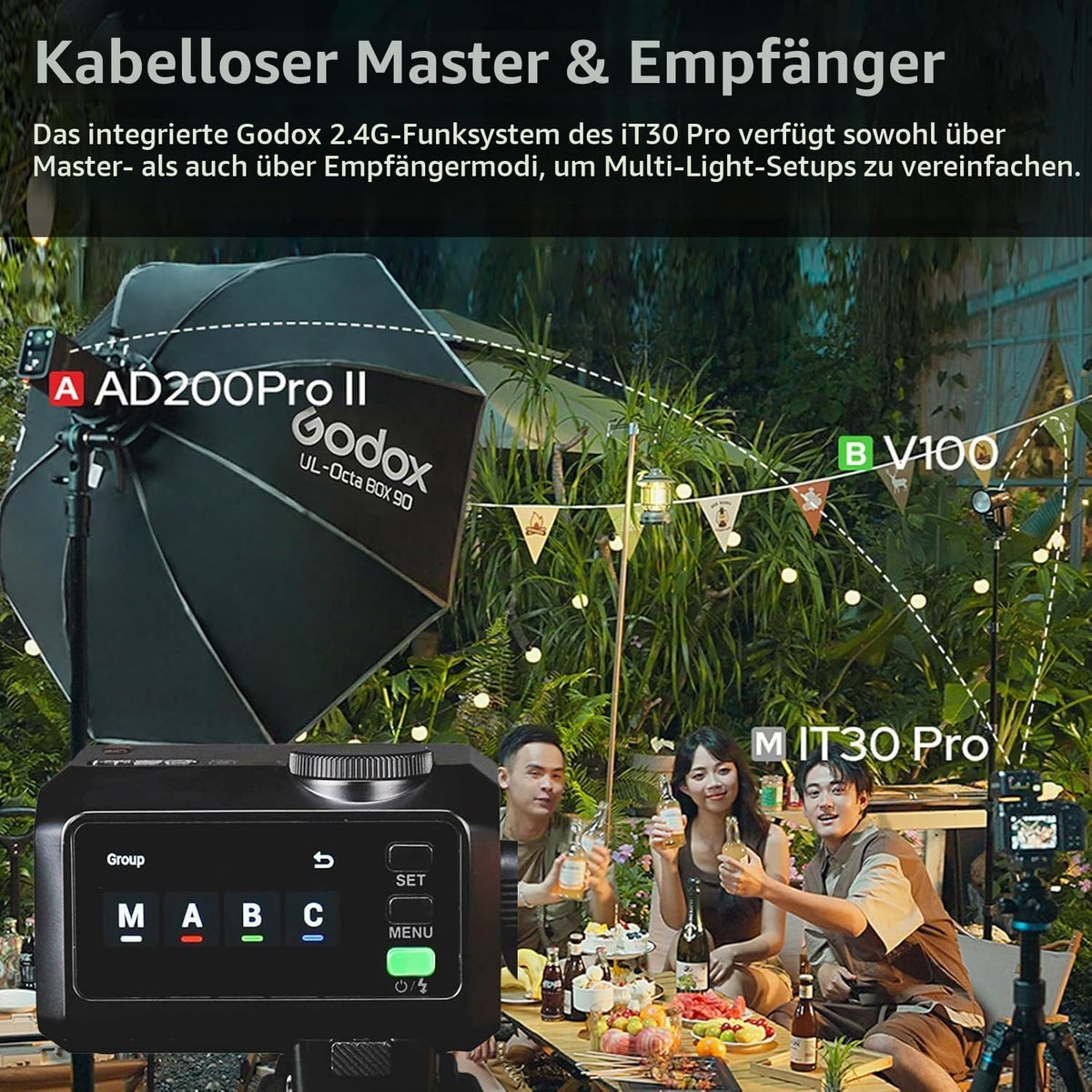 GODOX IT30PRO O Camera Flash with White Diffuser for Olympus & Panasonic - iT30Pro