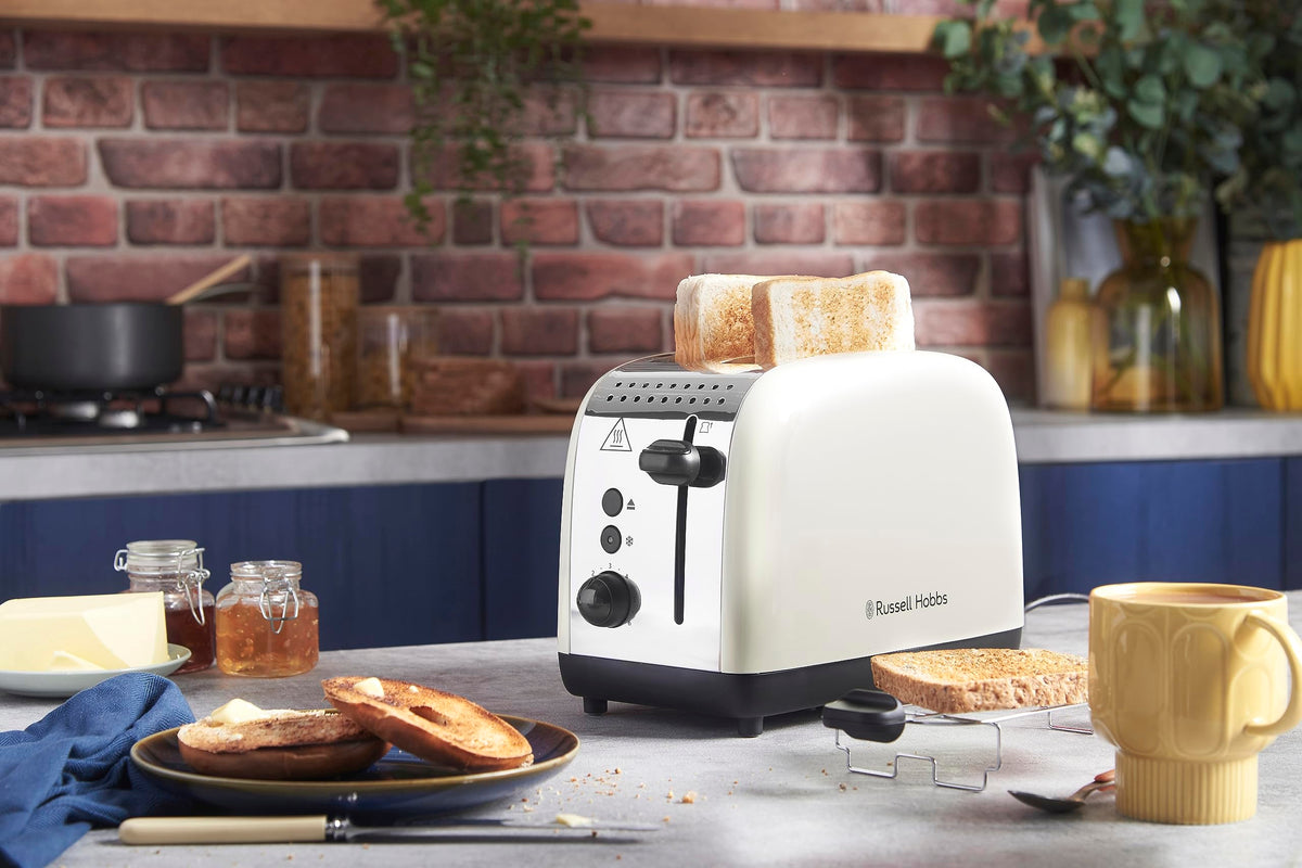 Russell Hobbs Toaster 2 Slices with Bun Warmer, 26551-56