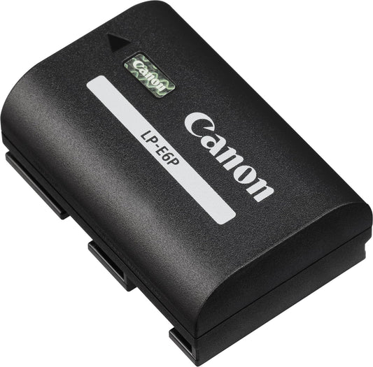 Canon LP-E6P Battery - Powerful replacement battery compatible with EOS R5 Mark II, suitable for Canon battery charger LC-E6/LC-E6E, extended shooting time, ideal for professional photography