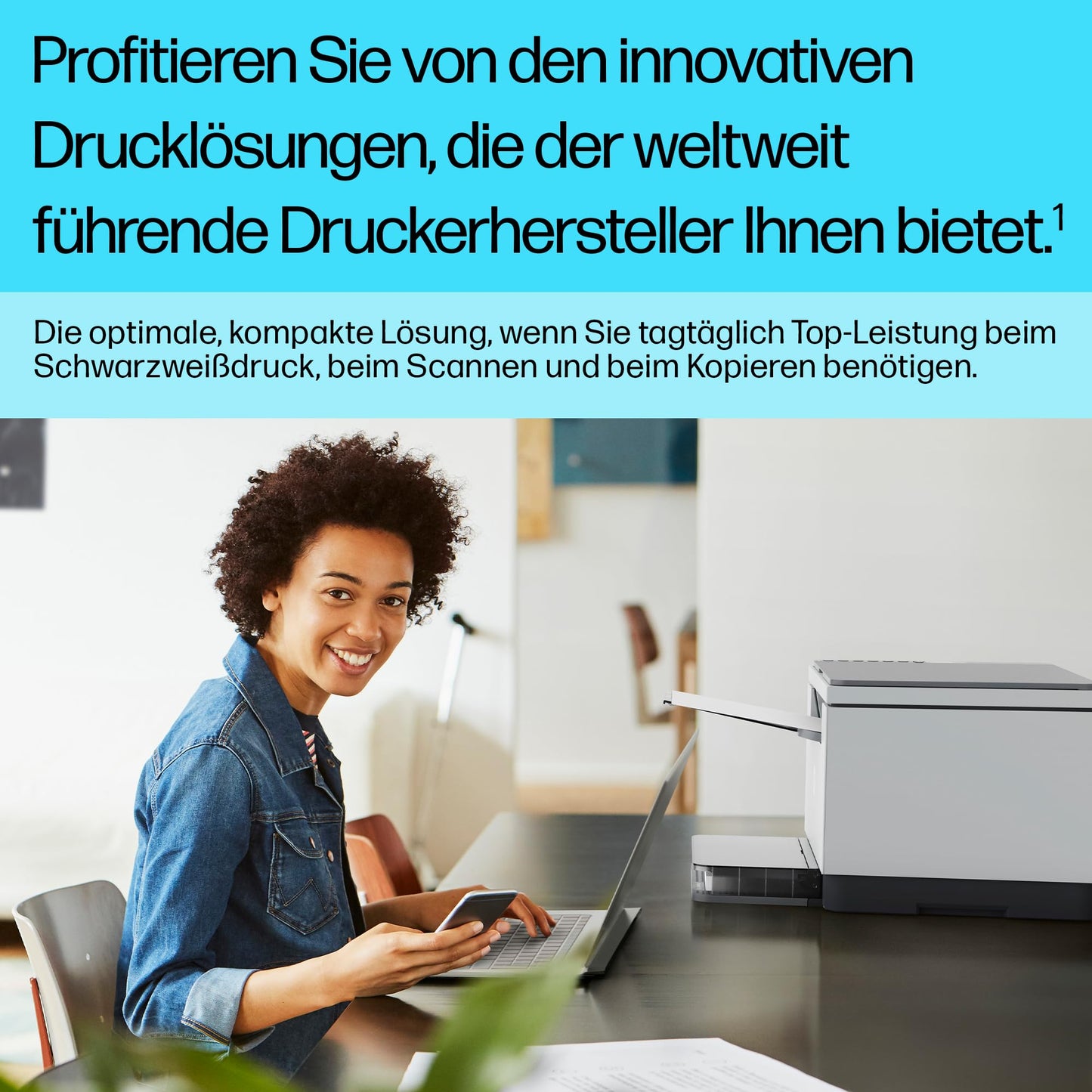 HP LaserJet MFP M234dw Multifunction Laser Printer, Black and White, 3-in-1 Printer, Scanner, Copier, WLAN, LAN, Duplex, Airprint, 29 ppm - 9YF91F