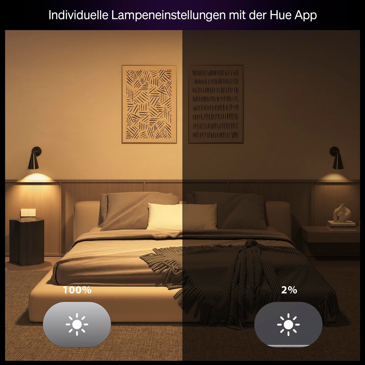 Philips Hue Essential Smart LED GU10 Spotlight, white and colored, 2200K-6500K, 345 lumen energy-saving lamp, dimmable, LED bulb compatible with Alexa, Google Assistant, and Apple Home, pack of 1 - 929004235701