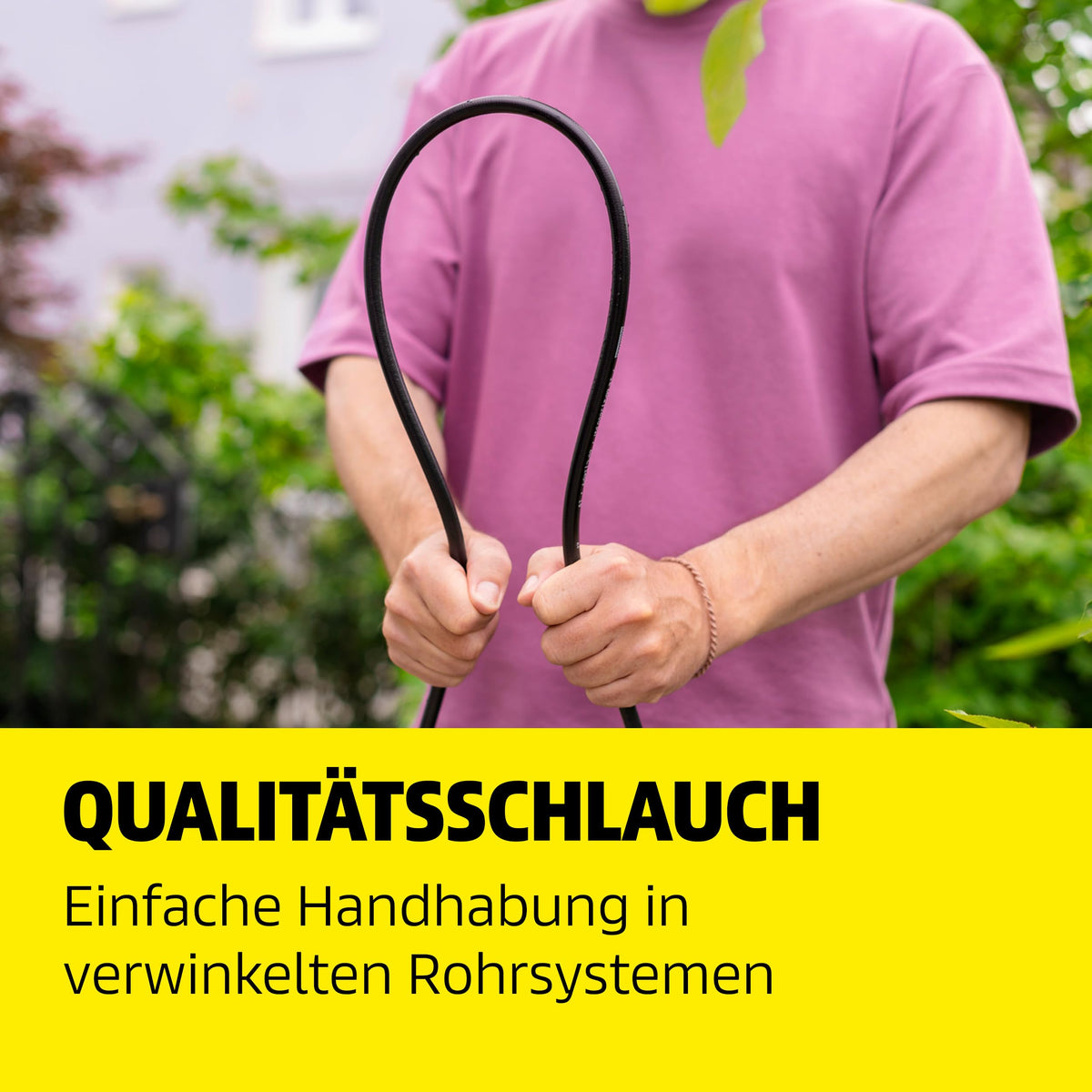 Kärcher Gutter and Pipe Cleaning Set PC 20 (20 m), Manual, Single Bed, Black - 2.642-240.0
