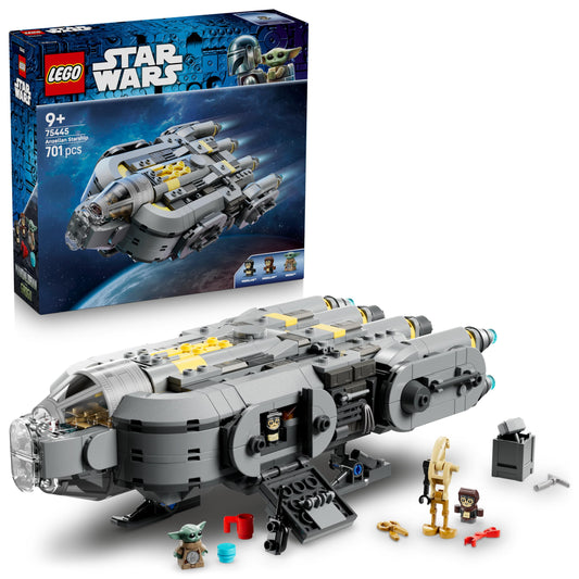 LEGO Star Wars 75445 Anzellan Starship - Plays with 3 figures & a droid workshop - Gift for boys, girls & fans aged 9 and up