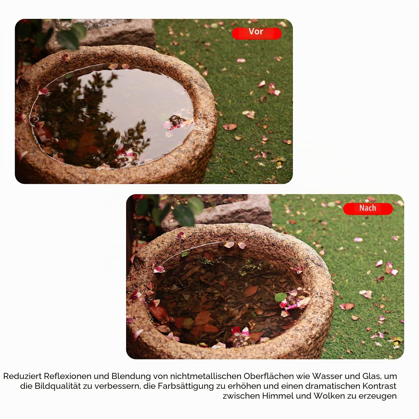 PROfezzion Polarizing Filter 67mm CPL Filter for Canon R6 Mark III II 90D 80D 70D - PF-67CPL