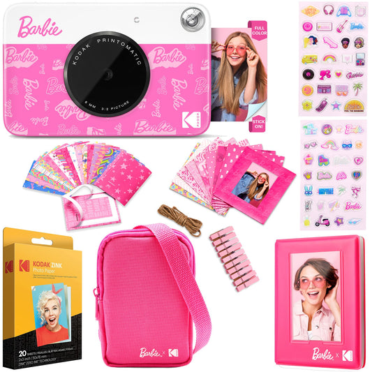 Kodak Printomatic Barbie Edition Starter Bundle